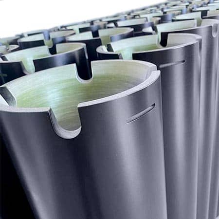 Heavy-Duty FRP Core Tube for Copper Foil Winding | Industrial Fiberglass Core Manufacturer