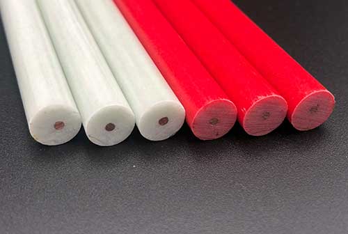 Copper core fiberglass rods