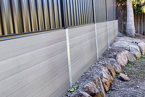 composite retaining wall