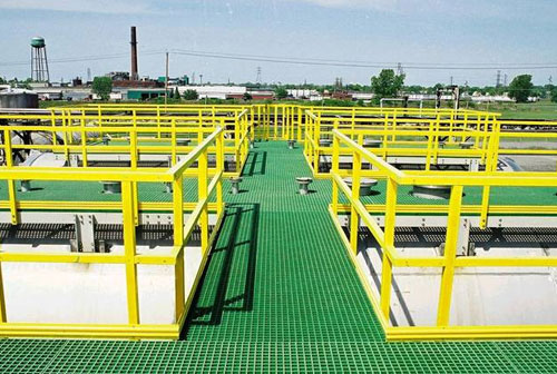 FRP walkways used in offshore platforms