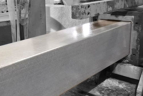FRP square tube curing process