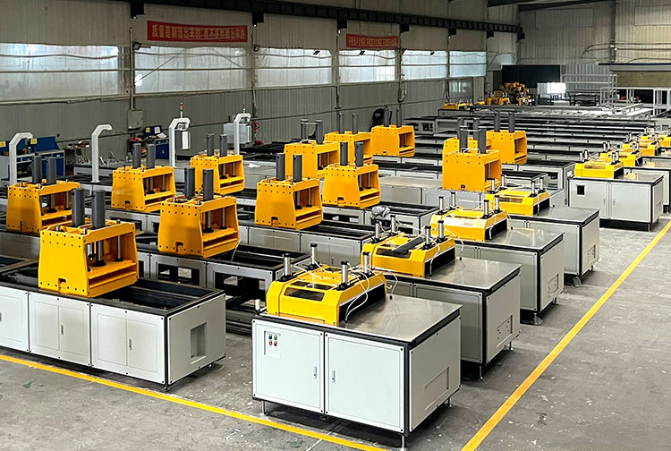 Fiberglass pultrusion process in a production line