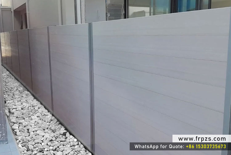 FRP retaining wall