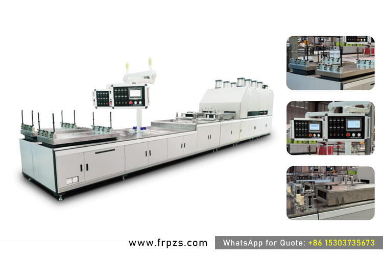 Dual-Station Track-Type Pultrusion Machine