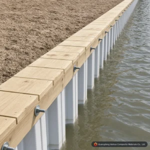 Fiberglass Sheet Piles Provide Effective Sea Wall Protection