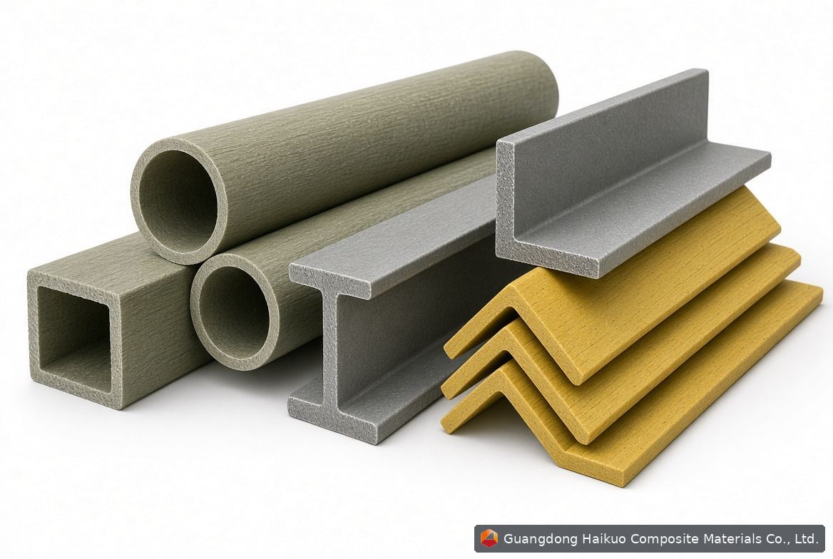 Haikuo Delivers Another Shipment of Custom Curved FRP Pultruded Profiles