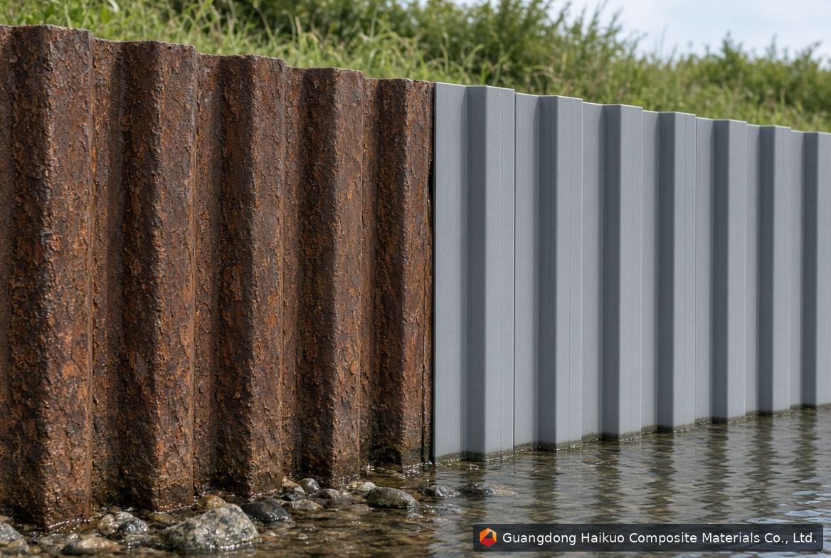 Where Steel Sheet Piling Falls Short — and Five Materials That Do the Job Instead